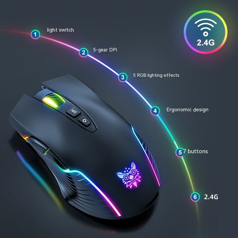 Luminous Wireless Gaming Mouse null
