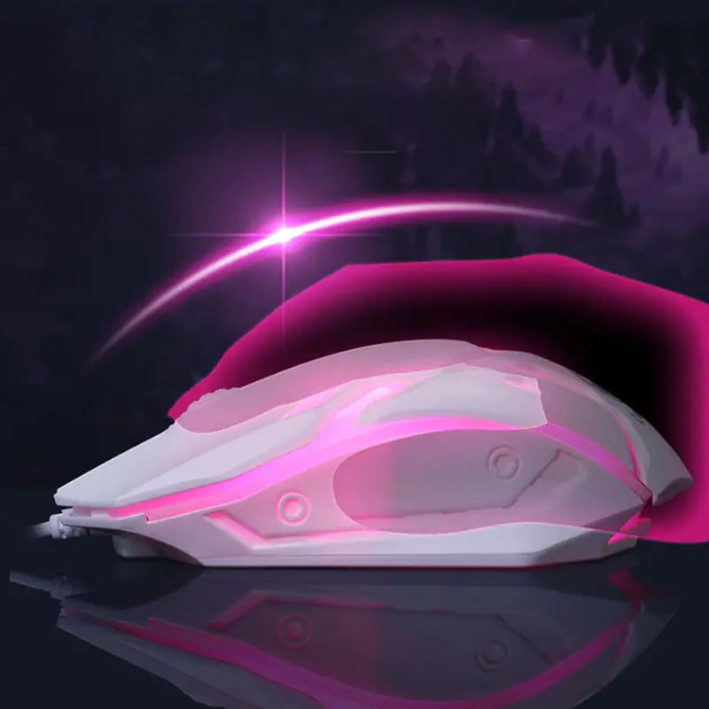 GTX300 Gaming Keyboard Mouse Glowing Set null