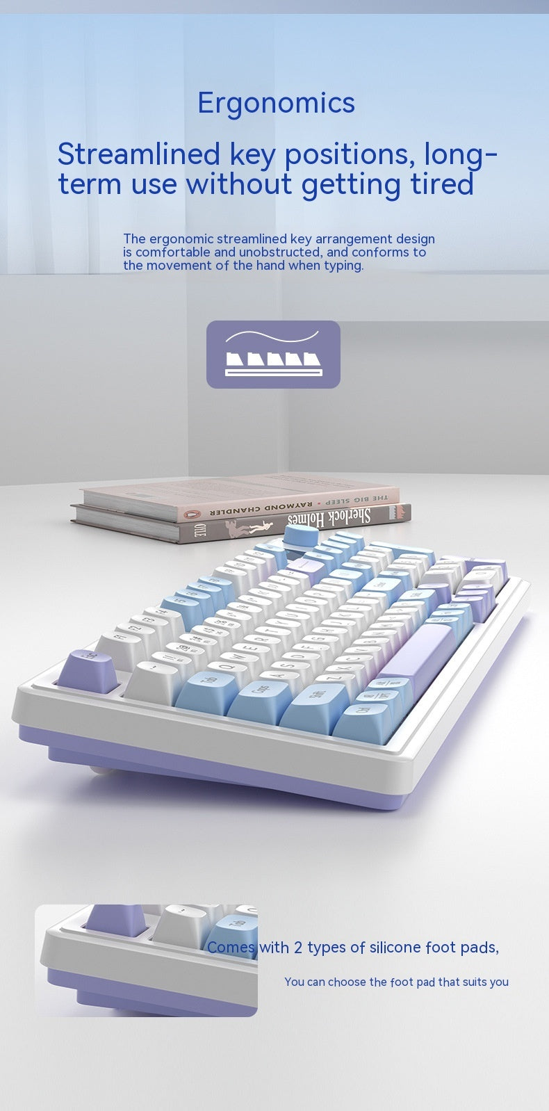 Wireless Bluetooth Mute Keyboard E-sports Keyboard null