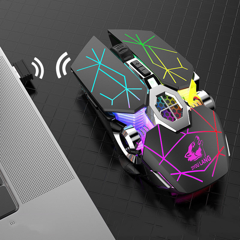 Wireless Gaming Mouse Silent Water-cooled Luminous null