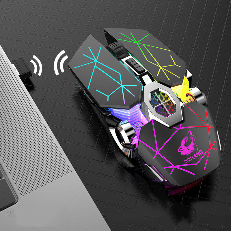 Wireless Gaming Mouse Silent Water-cooled Luminous null