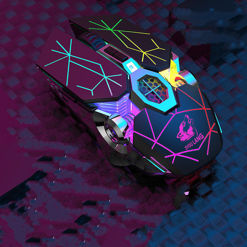Wireless Gaming Mouse Silent Water-cooled Luminous null
