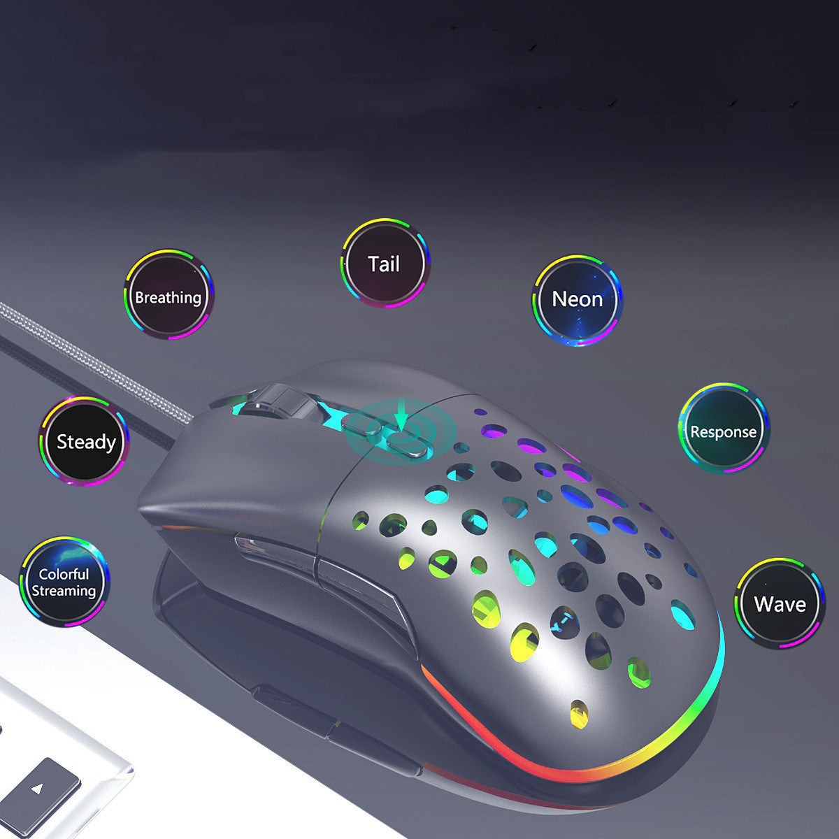 M88 Hollow Wired Wireless Gaming Mouse null