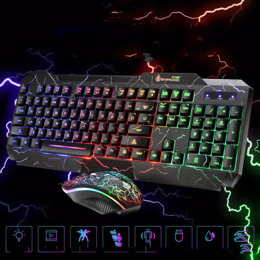 Wired Keyboard And Mouse Set null