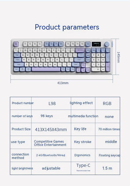 Wireless Bluetooth Mute Keyboard E-sports Keyboard null